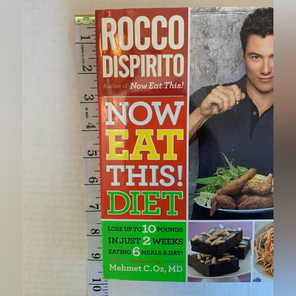 ROCCO DISPIRITO Now Eat This! Diet Cook Book Paperback First Edition - Picture 6 of 7